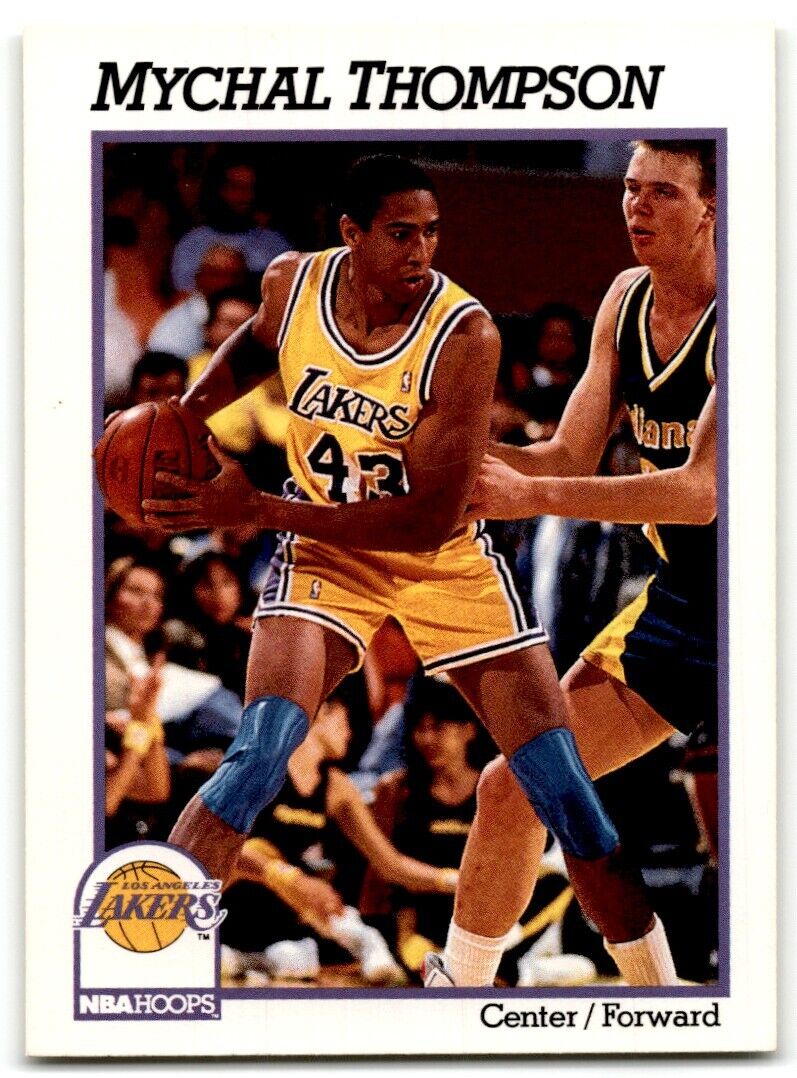 1991-92 Hoops Mychal Thompson Los Angeles Lakers #105