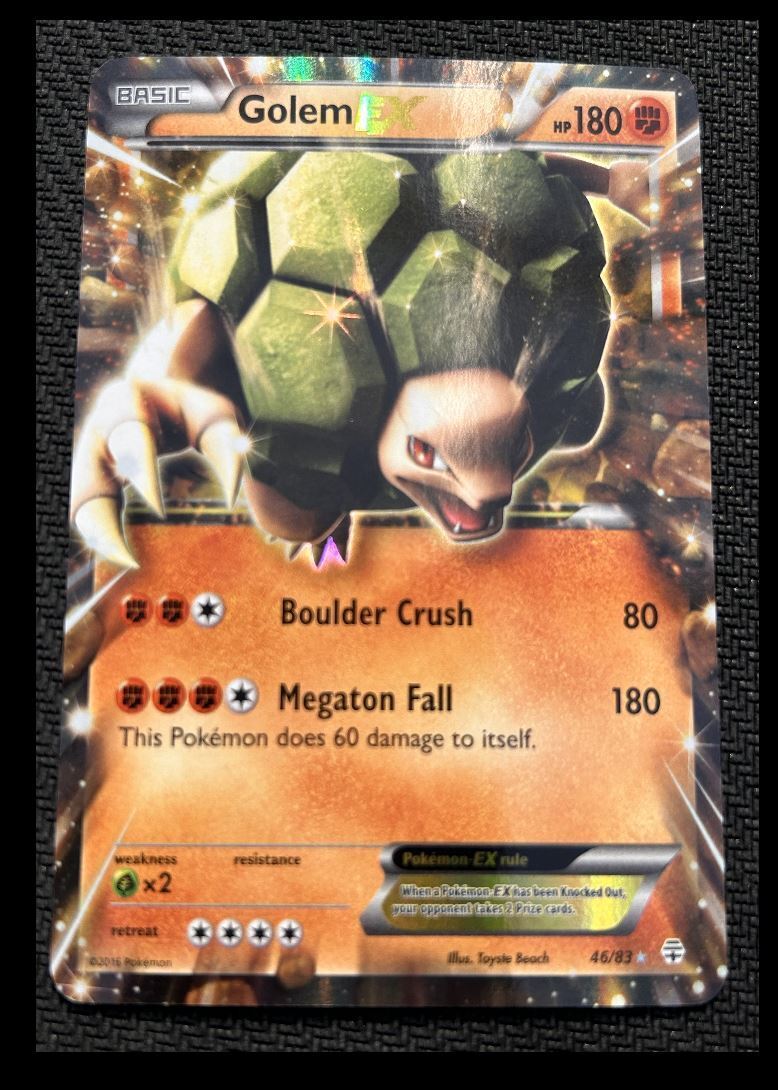 2016 XY - Generations Golem-EX Basic/Rare Holo EX #46