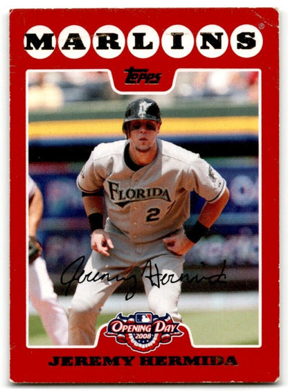 2008 Topps Opening Day Jeremy Hermida Florida Marlins #54