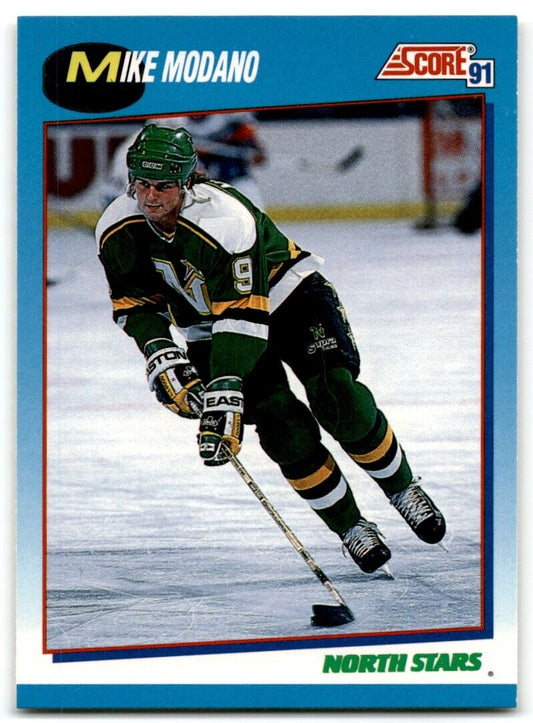 1991-92 Score Canadian Bilingual Mike Modano Minnesota North Stars #467