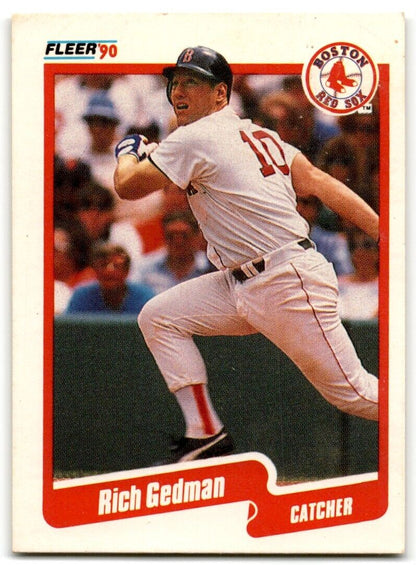 1990 Fleer Canadian Rich Gedman Boston Red Sox #276