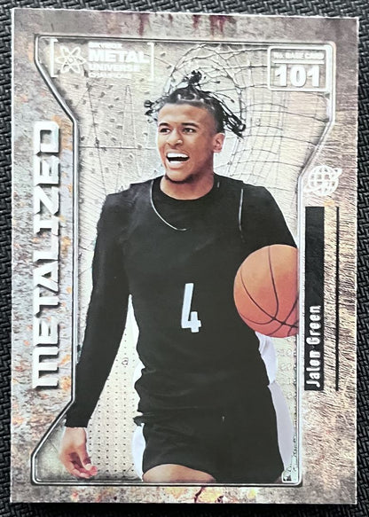 2021-22 Skybox Metal Universe Champion Metalized Jalen Green Rookie #101