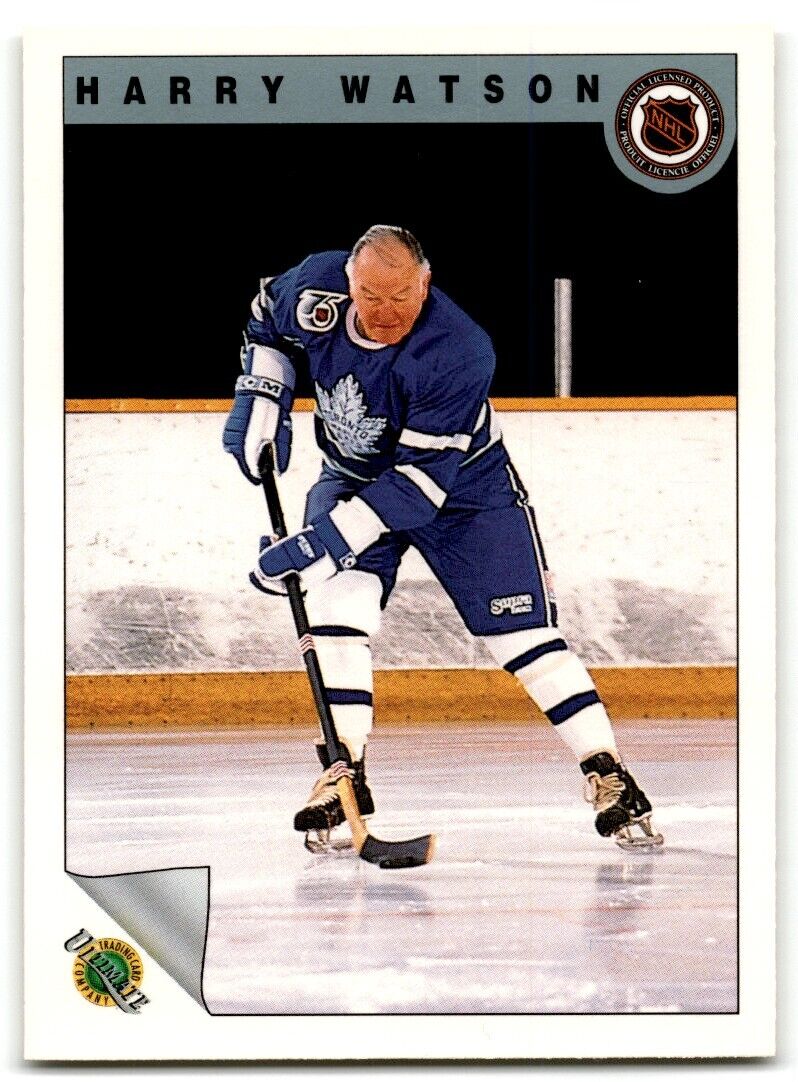 1991-92 Ultimate Original 6 Harry Watson Toronto Maple Leafs #46