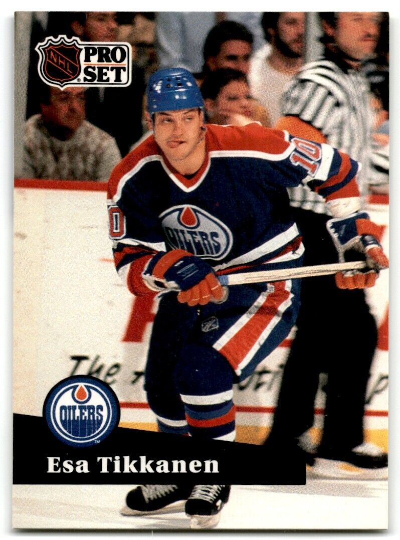 1991-92 Pro Set Esa Tikkanen Edmonton Oilers #71