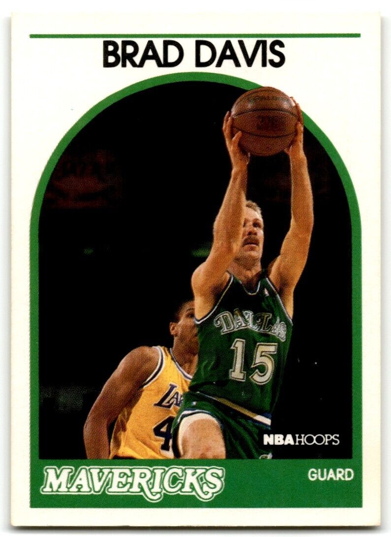 1989-90 Hoops Brad Davis Dallas Mavericks #296