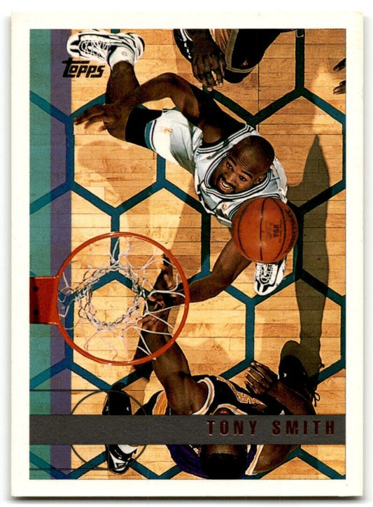 1997-98 Topps Chrome Refractors Tony Smith Charlotte Hornets #34