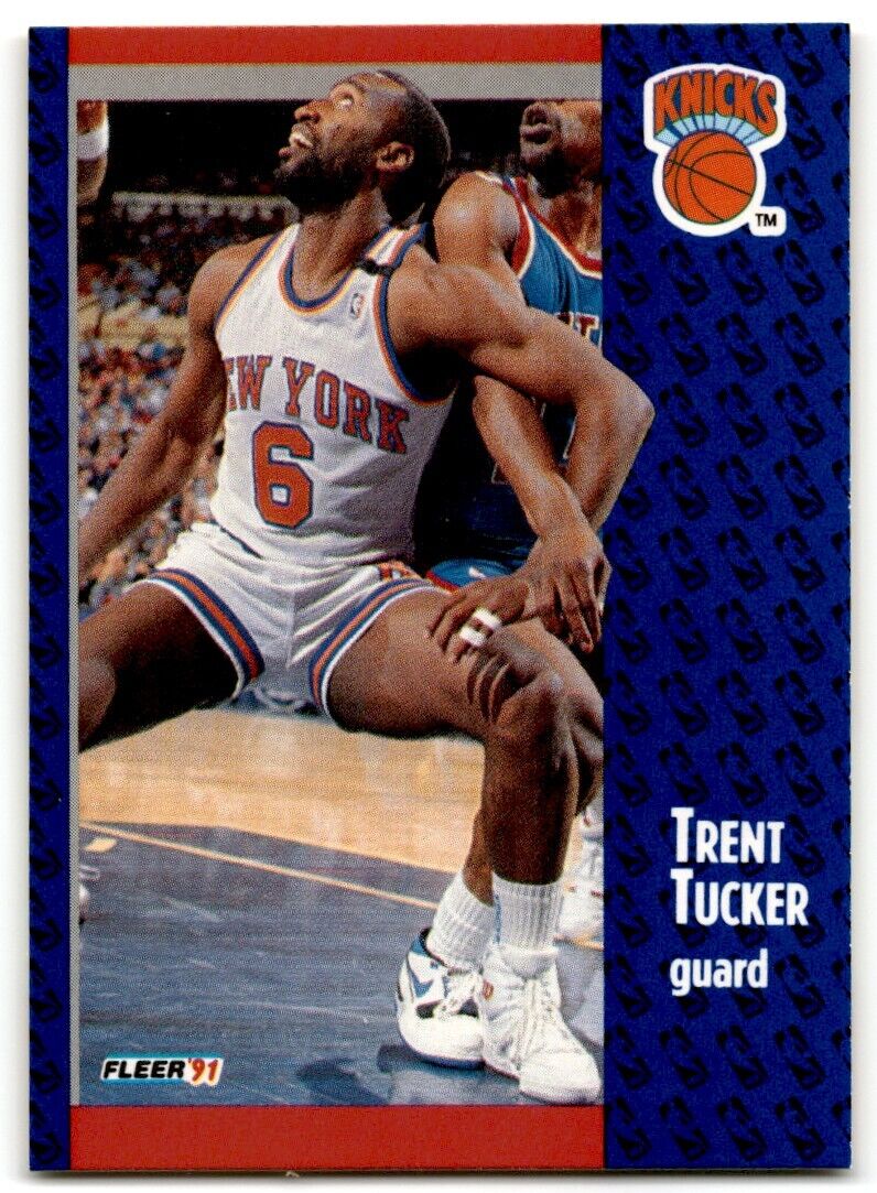 1991-92 Fleer Trent Tucker New York Knicks #140