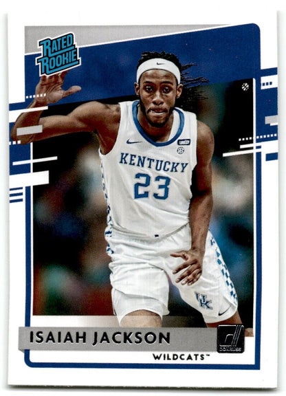 2021-22 Panini Chronicles Donruss Draft Picks Isaiah Jackson Kentucky Wildcats