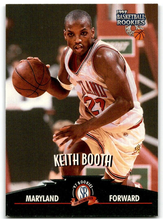 1997-98 Score Board Rookies Keith Booth Maryland Terrapins #9