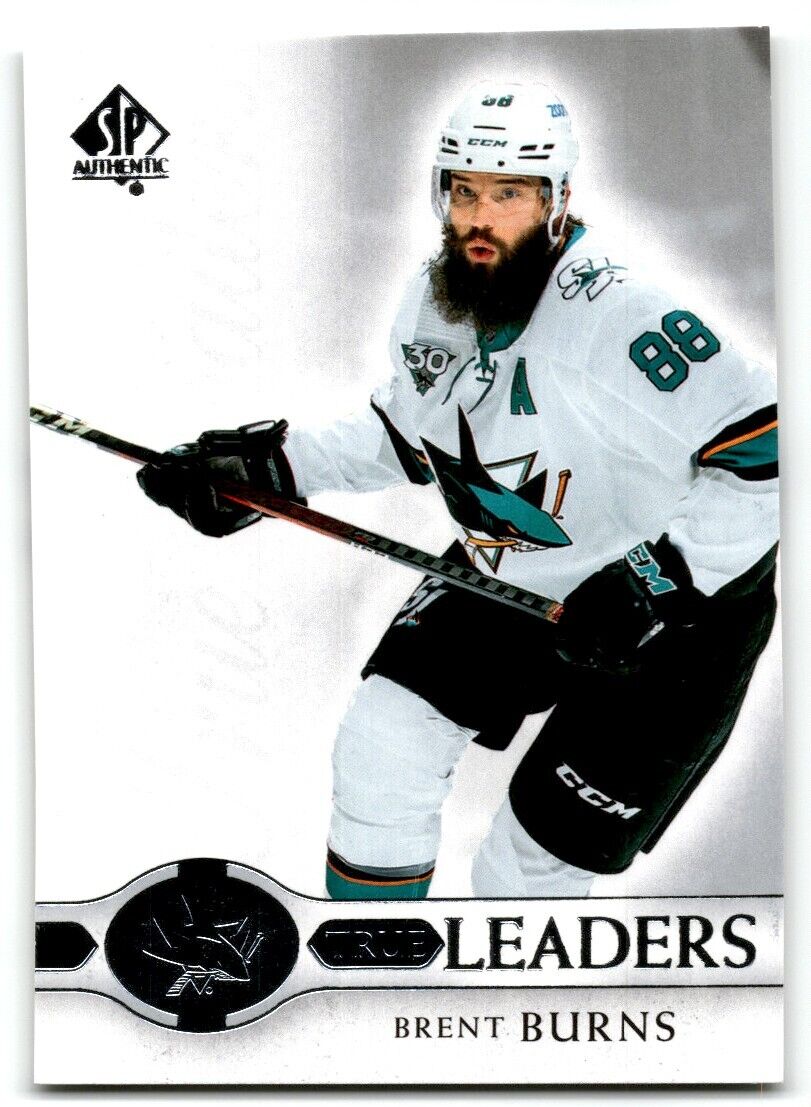 2020-21 SP Authentic True Leaders Brent Burns San Jose Sharks #TL-BB