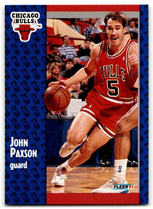 1991-92 Fleer John Paxson Chicago Bulls #31