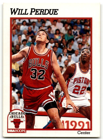 1991-92 Hoops Will Perdue Chicago Bulls #345