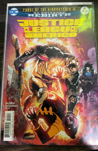 Justice League of America #10 DC Rebirth 2017 Reis Variant, Lobo & Ray