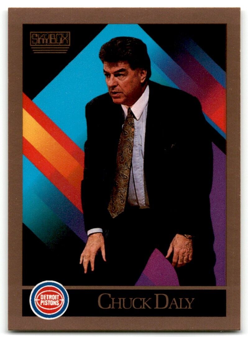 1990-91 SkyBox Chuck Daly Detroit Pistons #308