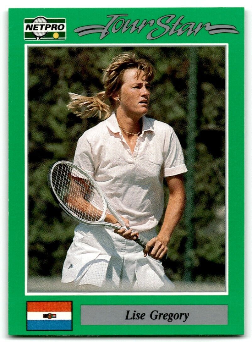 1991 Protennis player Cards Netpro Tour Star Lise Gregory #80