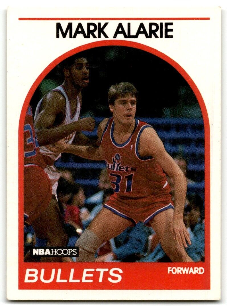 1989-90 Hoops Mark Alarie Rookie Washington Bullets #94