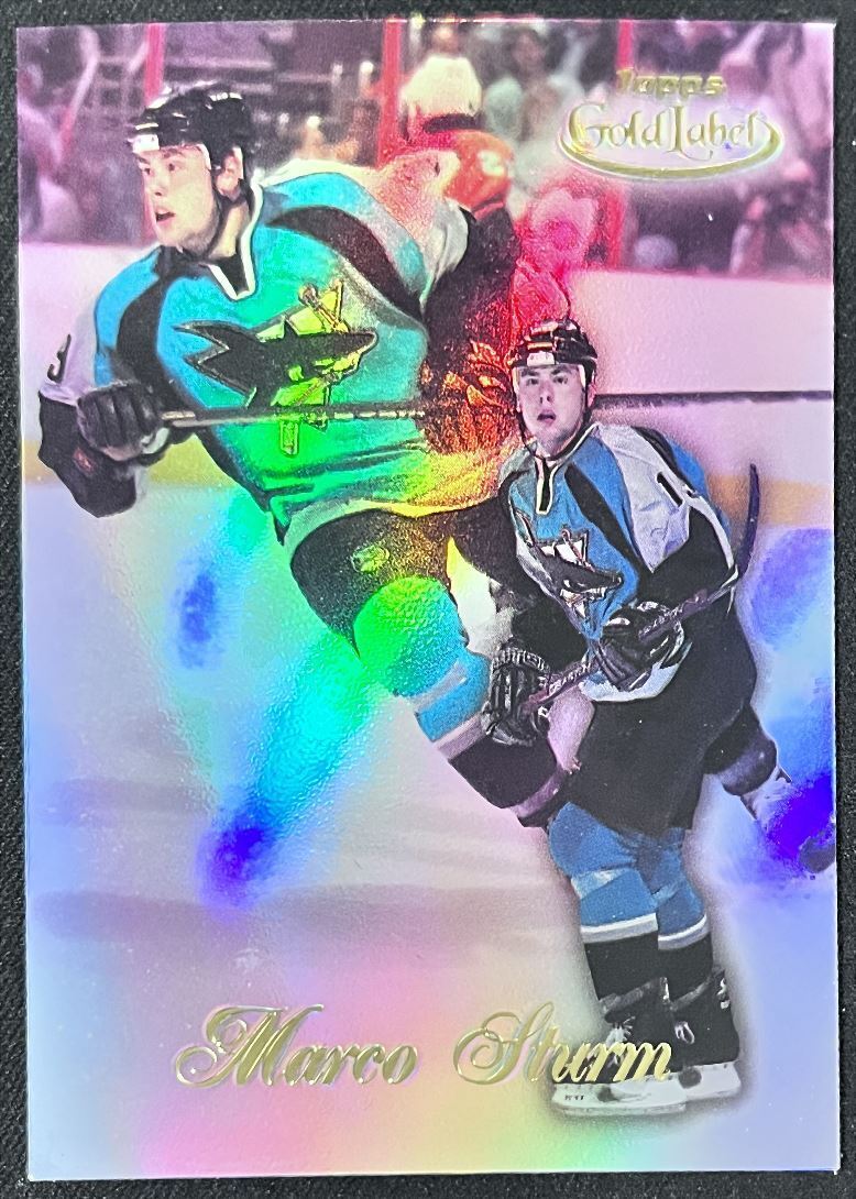 1999-00 Topps Gold Label Marco Sturm San Jose Sharks #71