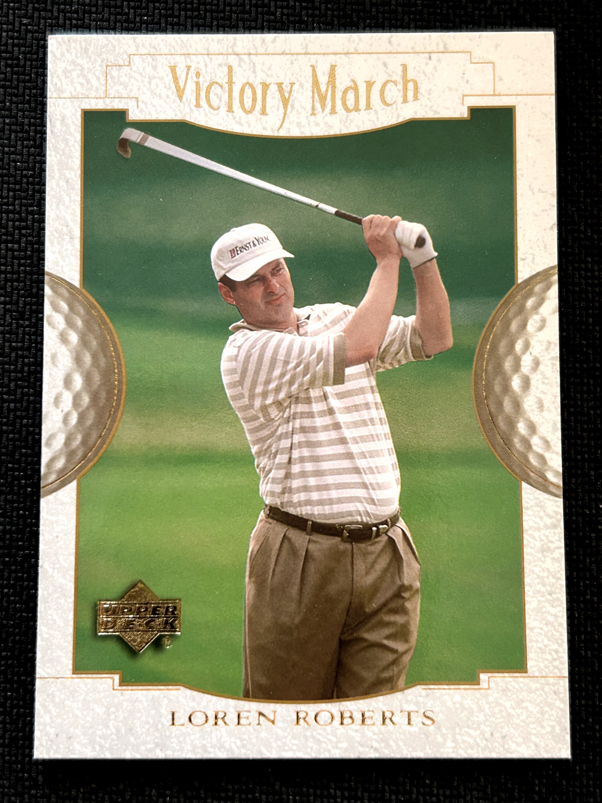 2001 Upper Deck Golf Trading Cards #147 Loren Roberts Victory March