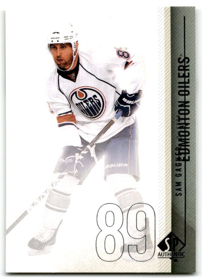 2010-11 SP Authentic Sam Gagner Edmonton Oilers #124