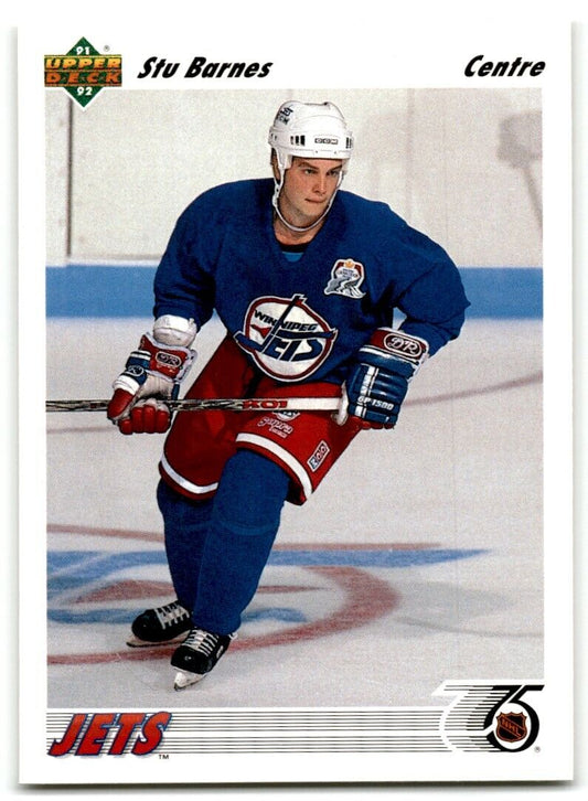 1991-92 Upper Deck Stu Barnes Winnipeg Jets #53B