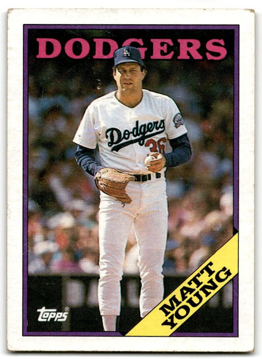 1988 Topps Matt Young Los Angeles Dodgers #736