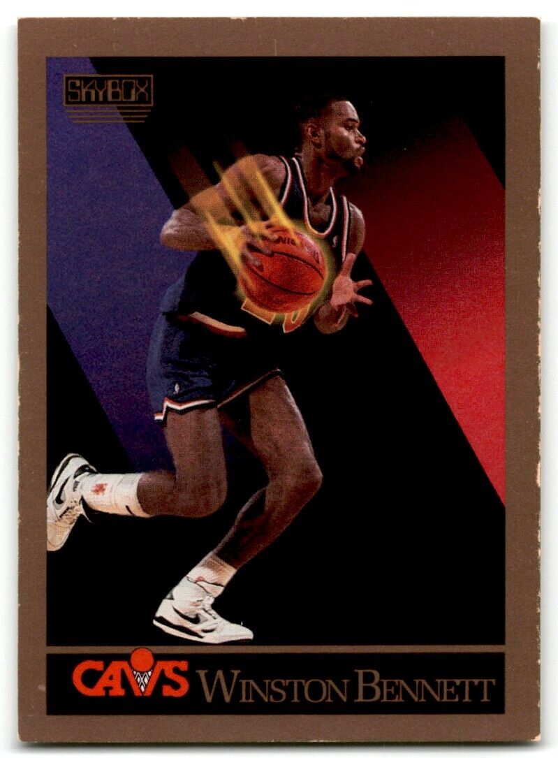 1990-91 SkyBox Winston Bennett Cleveland Cavaliers #48