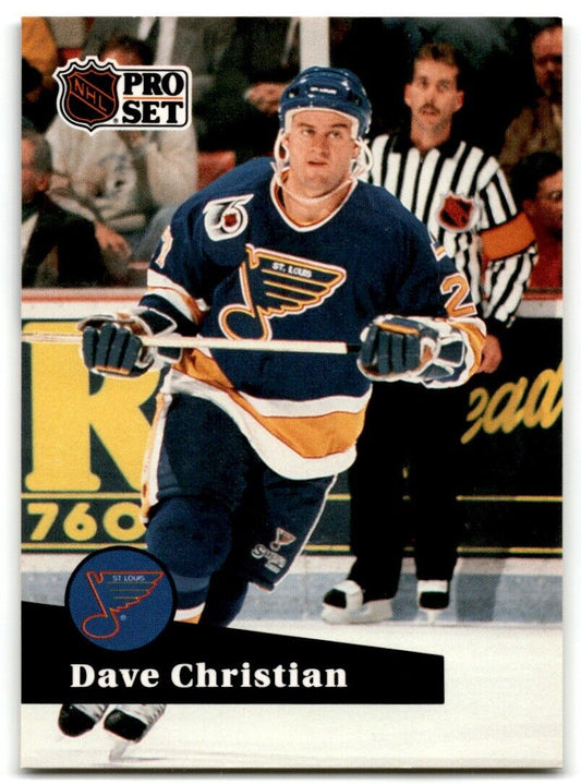 1991-92 Pro Set Dave Christian St. Louis Blues #471