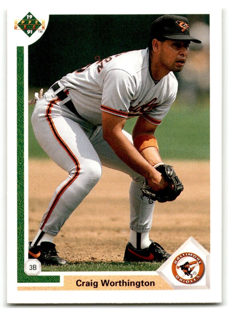 1991 Upper Deck Craig Worthington Baltimore Orioles #141