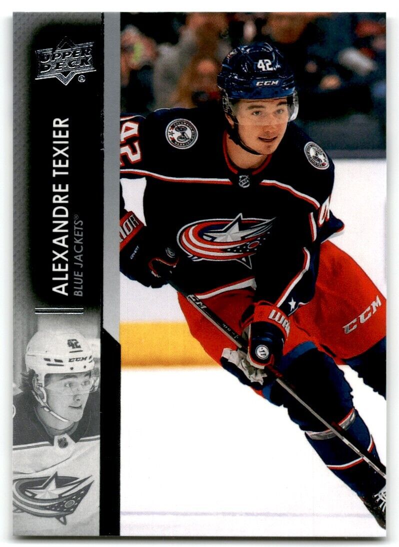 2021-22 Upper Deck Alexandre Texier Columbus Blue Jackets #306