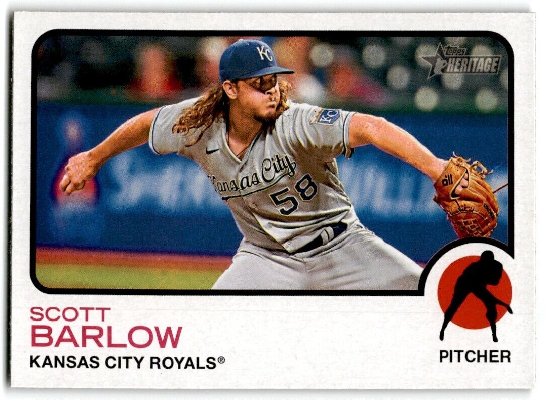 2022 Topps Heritage High Number Scott Barlow Kansas City Royals #613