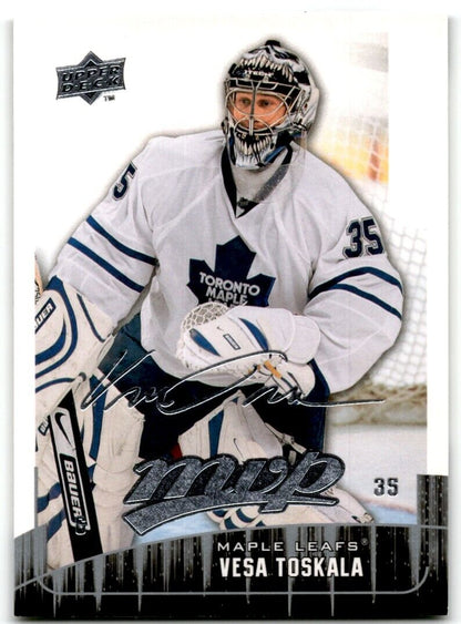 2009-10 Upper Deck MVP Vesa Toskala Toronto Maple Leafs #29