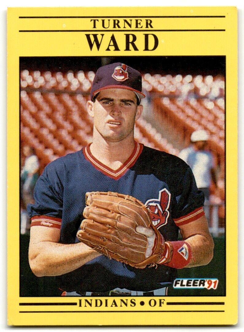 1991 Fleer Turner Ward Rookie Cleveland Indians #383