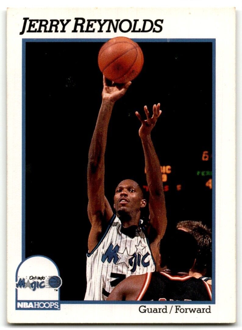 1991-92 Hoops Jerry Reynolds Orlando Magic #150