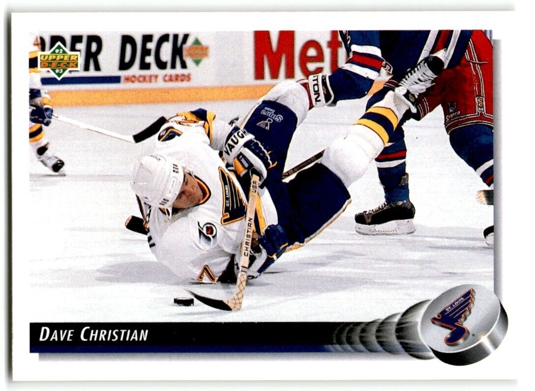 1992-93 Upper Deck Dave Christian St. Louis Blues #194