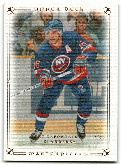 2008-09 Upper Deck Masterpieces Pat LaFontaine New York Islanders #24