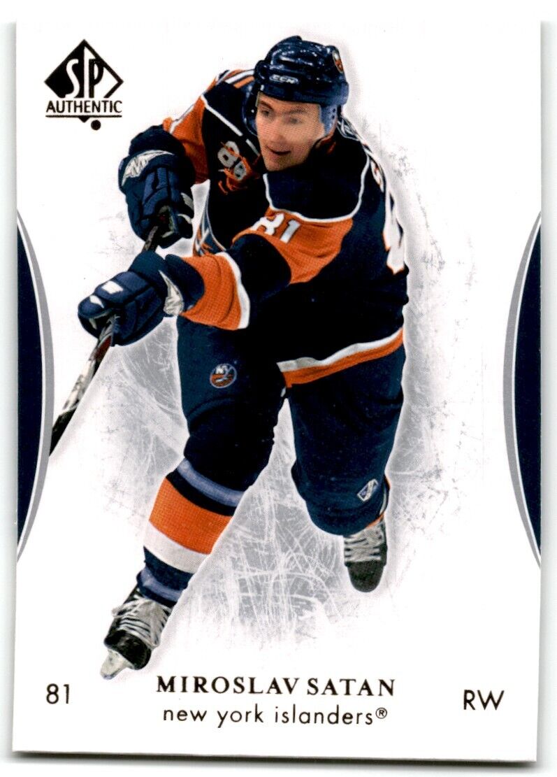 2007-08 SP Authentic Miroslav Satan New York Islanders #26