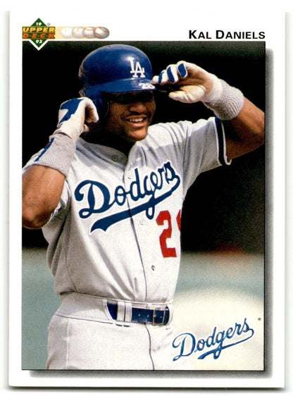 1992 Upper Deck Kal Daniels Los Angeles Dodgers #284