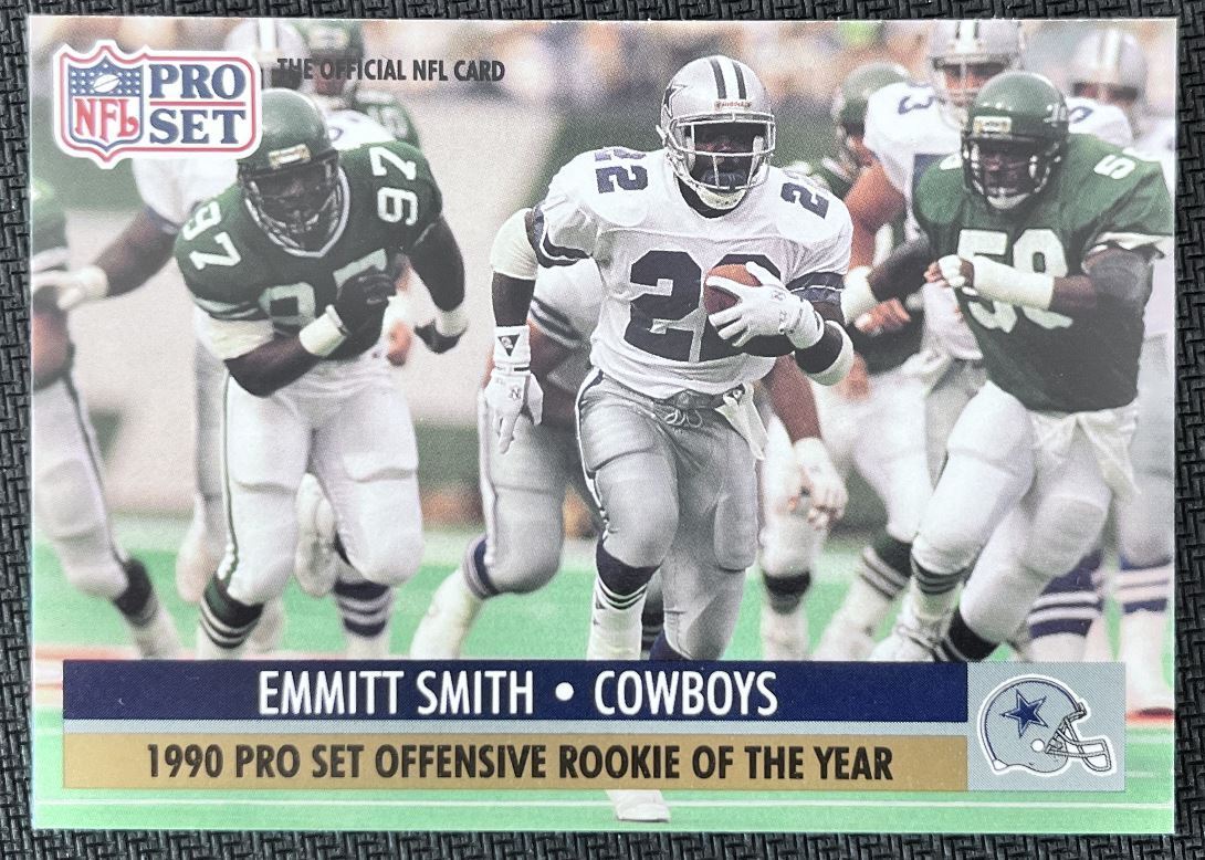 1991 Pro Set Emmitt Smith Dallas Cowboys #1