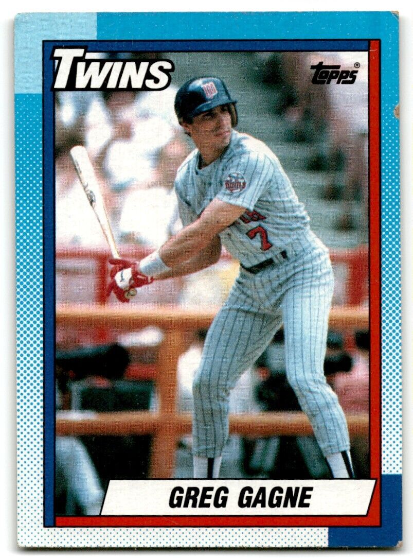 1990 Topps Greg Gagne Minnesota Twins #448