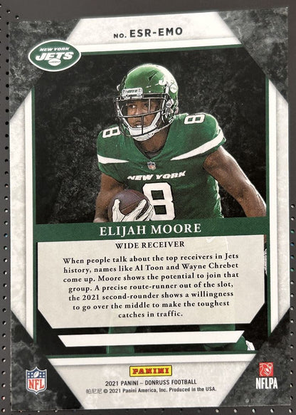 2021 Donruss Elite Series Rookies Elijah Moore New York Jets #ESR-EMO