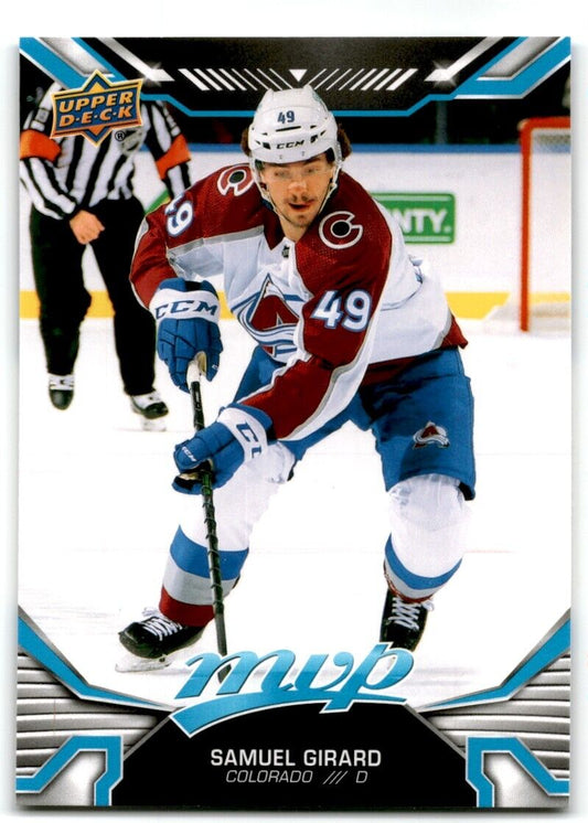 2022-23 Upper Deck MVP Samuel Girard Colorado Avalanche #49