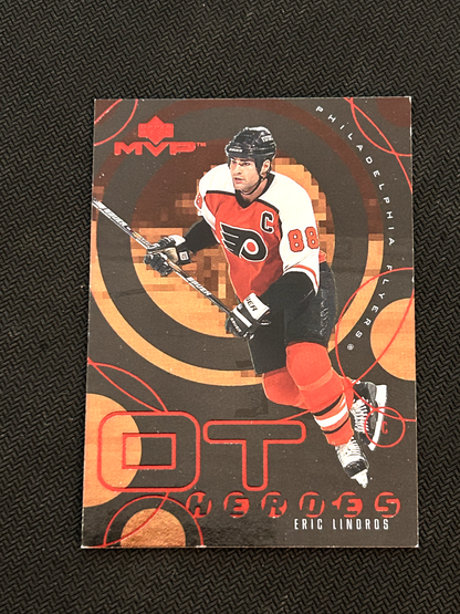 1998-99 Upper Deck MVP OT Heroes Eric Lindros Philadelphia Flyers #OT10