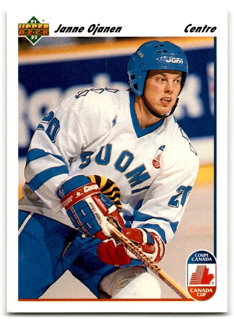 1991-92 Upper Deck French Janne Ojanen Finland #25