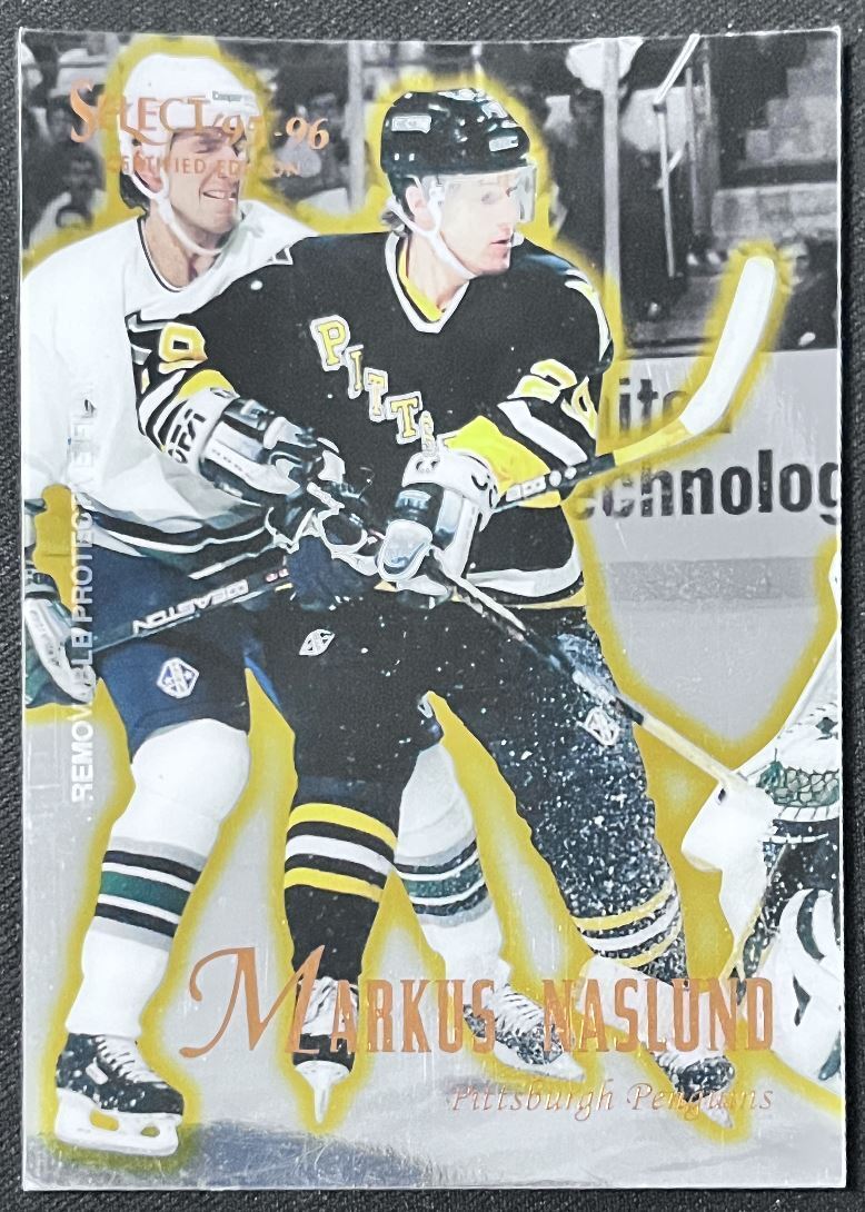 1995-96 Select Certified Markus Naslund Pittsburgh Penguins #106