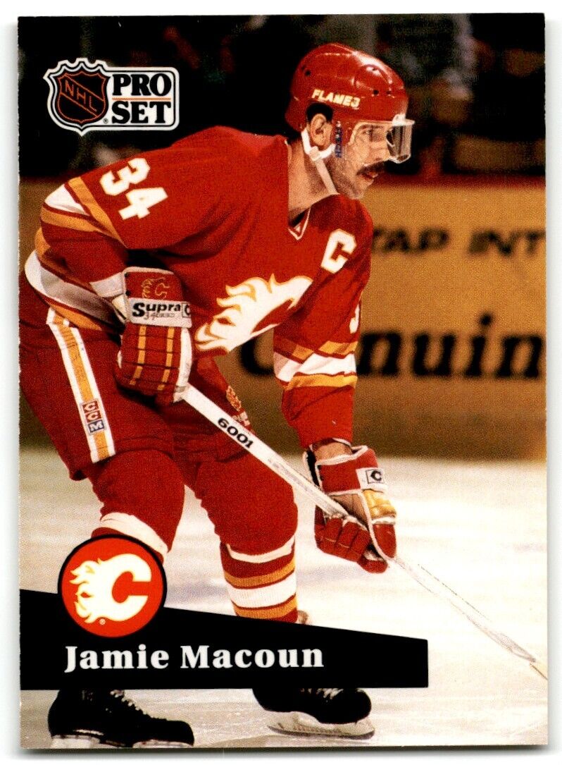 1991-92 Pro Set Jamie Macoun Calgary Flames #38