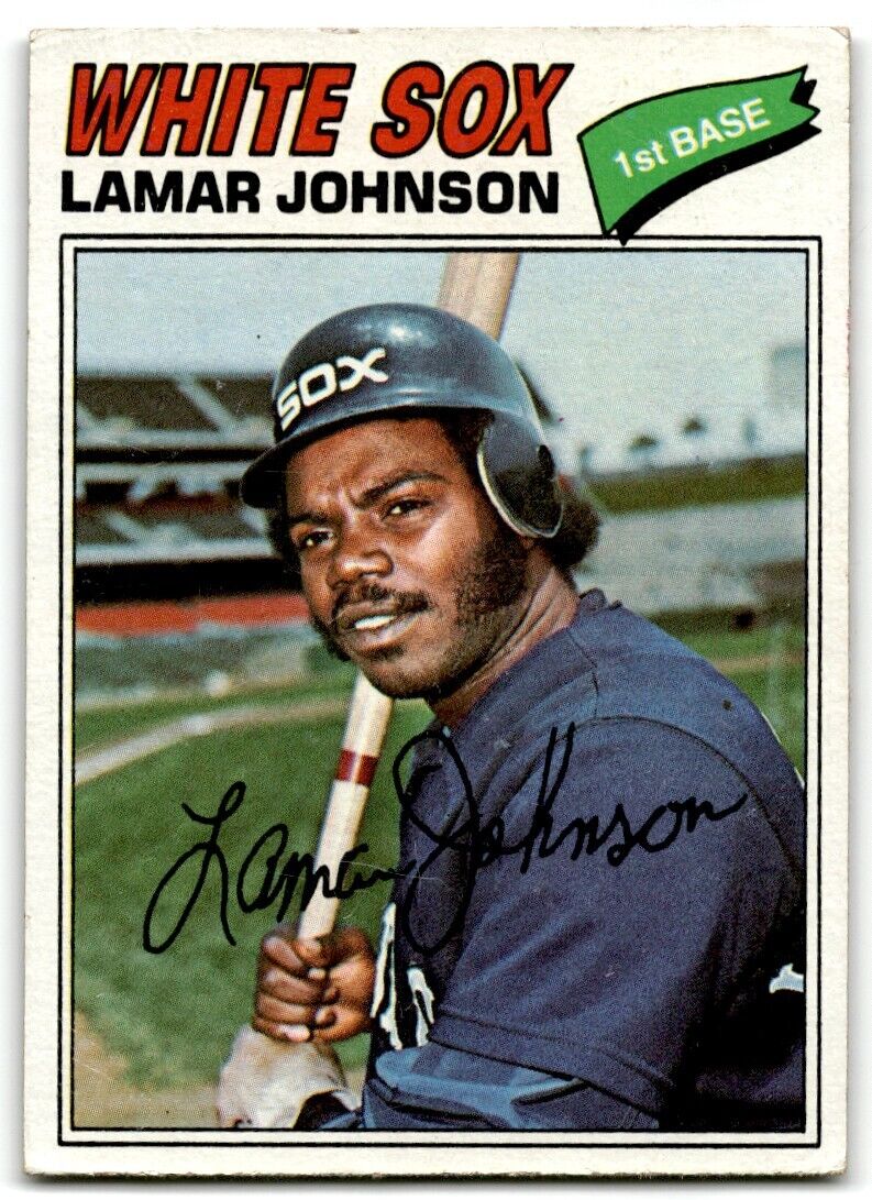 1977 Topps Lamar Johnson Chicago White Sox #443