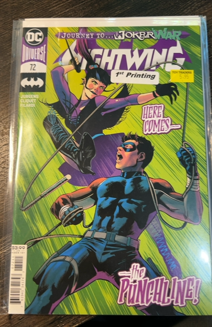 Nightwing #72 DC Comics 2020 Journey to Joker War PUNCHLINE