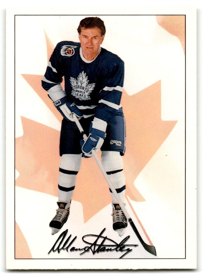 1991-92 Ultimate Original 6 Allan Stanley Toronto Maple Leafs #75