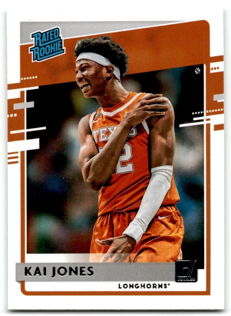 2021-22 Panini Chronicles Donruss Draft Picks Kai Jones Texas Longhorns #37