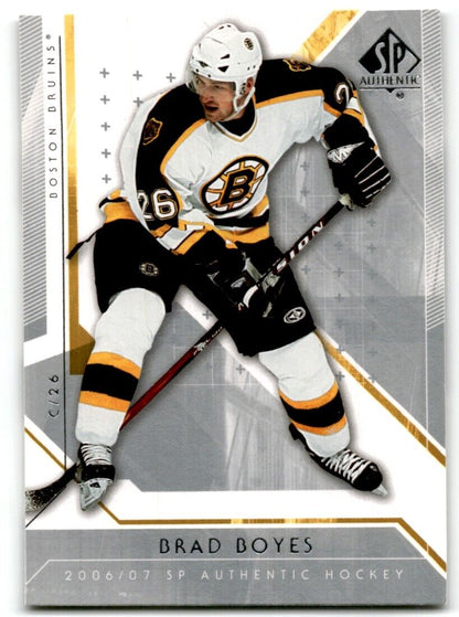 2006-07 SP Authentic Brad Boyes Boston Bruins #93